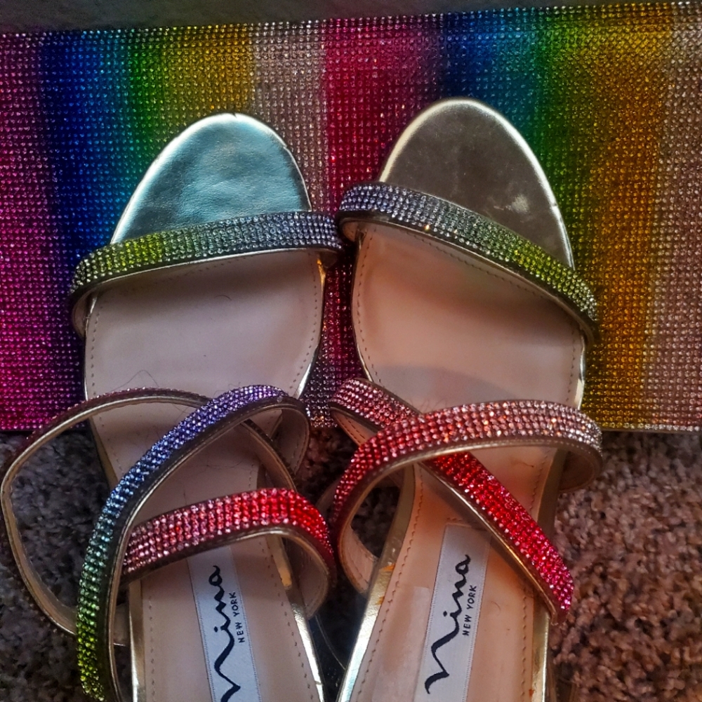 Shoe and cluch purse